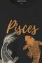 Pisces Fish Fish Sign February March Birthday Astrology Printed Black Unisex T-Shirt - 2