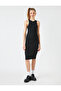 Halter Neck Pencil Dress - Hugging the Body - 3