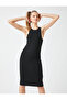 Halter Neck Pencil Dress - Hugging the Body - 2