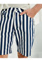 Striped 5 Pocket Shorts - 6