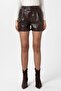 Faux Leather Shorts