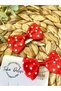 Hairless Baby Buckle, Red White Double Cute Hair Pain-Free Ribbon Hairless Baby Buckle - 3