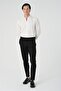 Men's judge collar long sleeve slim fit shirt