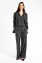 Women's High Waist Striped Trousers - 3