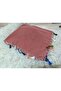 Yemeni Cheesecloth Hand Embroidered - 4 Sides with Tassel Beads, Scarf Writing Sides