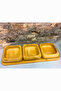 3-Piece Bamboo Snack Bowl with Stand, Breakfast Bowl Set, Bamboo Nuts Set - 4