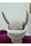 Special Production Genuine Wolf Kıpçak Börk Kalpak Hat, Mink Leather Hat Kalpak - 3