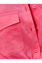 Fuchsia Shirt Collar Women's Shirt - 3Sak60001Ew - 6