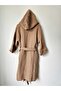 Home&Baby 4 Layer Muslin Hooded Brown Unisex Children's Bathrobe - 4