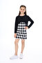 Girls' Two-Piece Printed Dress Set