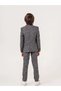 Boy's Badge Pocket Handkerchief Detailed Suit (Age 5-9) - 3