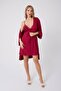 Micro Fabric Covered Nightgown Dressing Gown Set - 4