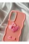 Samsung Galaxy A05S Colorful Heart Ribbon Detailed Glittery Wavy Sweety Case - 3