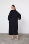 Women's Viscose Fabric V Neck Leopard Print Embroidery Loose Dress - 2