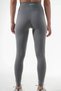 Destiny Women's Ultra Stretchy-Light Dark High Waist Gray Sports Leggings - 7