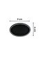 9X6 cm Black Decorative Horizontal - Erasable Label, Cafe Pastry Dessert Showcase Badge3 - 3