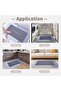 (70X50 Large Size) Rubber Based Non-Slip, Quick Drying, Bathroom Sink Washing Mat - 5