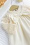 Baby Girl Dress with Bow Lace Pink Stylish Birthday Special Day Baby Dress - 2