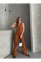 Butterfly Button Detailed Lined Vest and Trousers Double Set - 4