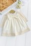 Baby Girl Dress with Bow Lace Pink Stylish Birthday Special Day Baby Dress