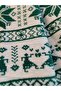 New Year Blanket Single Blanket Green-White 150*200cm New Year Gift - 8