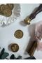 Ready-Made Seal Wax Seal 25 Pieces Seal Gold-Rose