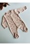 Baby Girl Mini Tulip Printed Baby Romper with Snap-On Booties, 100% Cotton, Stretchy