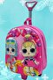 Girls' Kindergarten Children's 3D Eva Color Printed Backpack and School Bag with Squeegee Wheel - 8