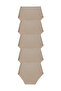 5-Piece Extra High Waist Laser Cut Seamless Non-Marking Panties (Extra Flexible and Soft)