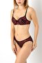 Zebra Patterned Bra Set - 2
