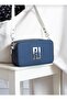 Justpolo Women's Original 3-Section Double Strap Shoulder and Crossbody Bag