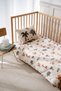 Montessori Baby Kids Duvet Cover Set (100X200), 100% Cotton Satin - Safari Animals - 4