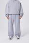 Baggy Loose Fit Oversize Sweatpants with Adjustable Legs - 2