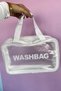 Wash Bag Waterproof Clear Cosmetic Bag (Travel Size)