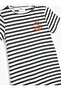 Striped Navy Blue Girl's Dress 5Skg80017Ak - 3