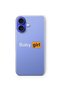 iPhone 16 Compatible Baby Girl Design Printed Transparent Case