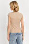 Women's Stone Button Detailed Blouse Ey3027 - 5