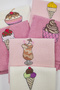 6lı Waffle Nakış Detaylı Mutfak Havlu Seti 30x45cm TPHSS25MH00001 - 3