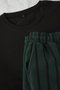 Black - Green Regular Fit Striped Knitted Pajama Set Tmnss25Pt00029 - 2