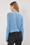 Blue V-Neck Sweater Twoss25Kz00001 - 5
