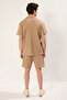Vizon Regular Fit Waffle Shorts Knitted Pajama Set Tmnss25Pt00004 - 5