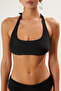 Siyah Bralette Kaplı Bikini Üstü TBESS25BU00041 - 4