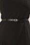 Black Finike Woven Plus Size Dress - 4