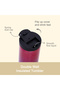 Insulated Tumbler Water Bottle - Chrome, 400ml - 4