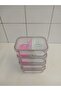 Feyzade Fresco Set of 4 - 1120Cc Rectangular, Two-Section Ziplock Glass Storage Container (Frs-297) - 4
