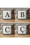 Letter Cushion Cover - Letter Z - Gift Decorative Cushion Cover 43 X 43 cm Cream-Black - 2