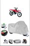 Honda Crf70F Rear Bag Lock Compatible Waterproof Motorcycle Tent-Gray