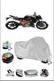 Ktm 990Superduke Rear Bag Lock Compatible Waterproof Motorcycle Tent-Gray