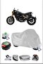DUCATI SCRAMBLER1100SPORTPRO حقيبة خلفية متوافقة مع قفل الدراجة النارية المقاوم للماء - رمادي