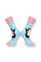 3-Piece Unisex Flexible Moisturizing Cotton Colorful and Patterned Socks - 5